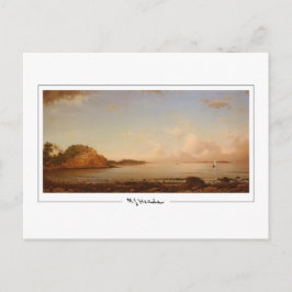 Martin Johnson Heade #102 - Briefkaart met fijne k