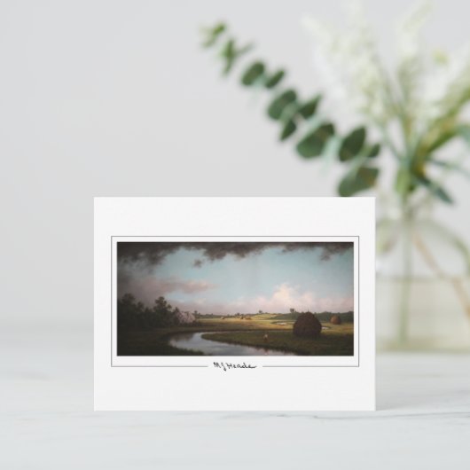 Martin Johnson Heade #104 - Kunstmatig Briefkaart (Staand voorkant)