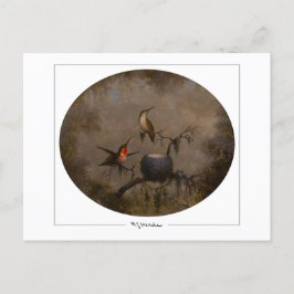 Martin Johnson Heade #131 - Briefkaart met fijne k