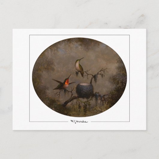 Martin Johnson Heade #131 - Briefkaart met fijne k (Voorkant)