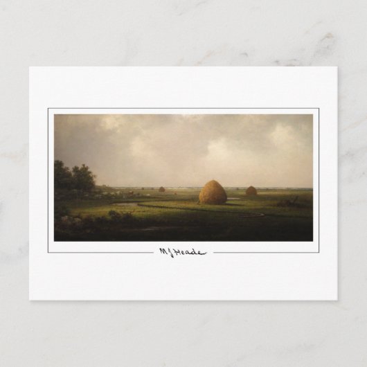 Martin Johnson Heade #159 - Fine Art Briefkaart (Voorkant)