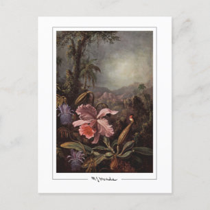 Martin Johnson Heade #202 - Briefkaart met fijne k
