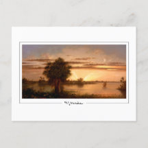 Martin Johnson Heade #253 - Briefkaart met fijne k
