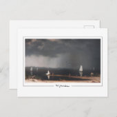 Martin Johnson Heade #260 - Briefkaart met fijne k (Voorkant / Achterkant)
