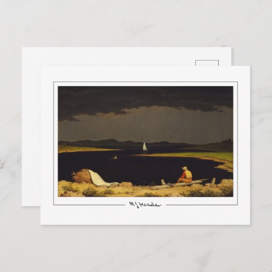 Martin Johnson Heade #40 - Fine Art Briefkaart (Voorkant / Achterkant)