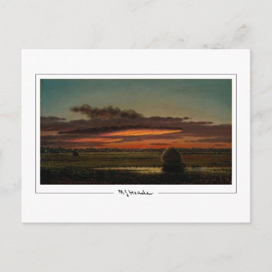 Martin Johnson Heade #70 - Fine Art Briefkaart (Voorkant)