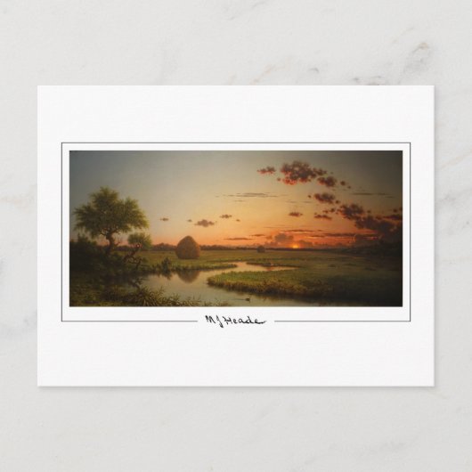 Martin Johnson Heade #88 - Fine Art Briefkaart (Voorkant)