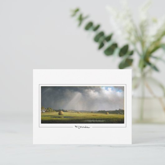 Martin Johnson Heade #94 - Fine Art Briefkaart (Staand voorkant)