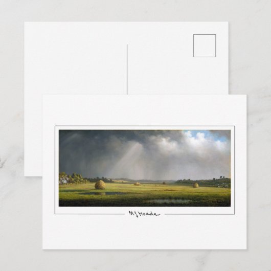 Martin Johnson Heade #94 - Fine Art Briefkaart (Voorkant / Achterkant)