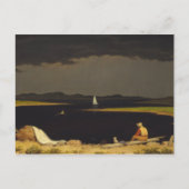 Martin Johnson Heade - Aankomende storm Thundersto Briefkaart (Voorkant)