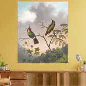 MARTIN JOHNSON HEADE - Braziliaanse robijn - ca. 1 Canvas Afdruk (Insitu (Woonkamer))