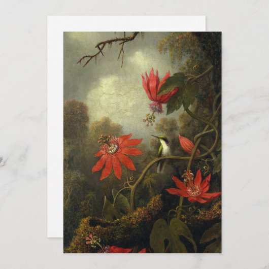 Martin Johnson Heade - Hummingbird Feestdagenkaart (Voorkant / Achterkant)