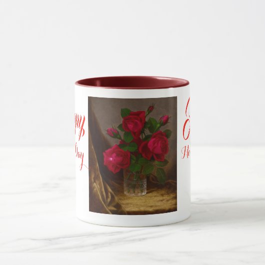 Martin Johnson Heade Jacqueminot Rozen Mok (Midden)