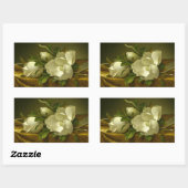 Martin Johnson Heade - Magnolias op Gold Velvet Rechthoekige Sticker (Vel)