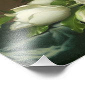 Martin Johnson Heade - Magnolias op Light Blue Foto Afdruk (Hoek)
