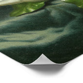 Martin Johnson Heade - Magnolias op Light Blue Poster (Hoek)