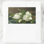 Martin Johnson Heade - Magnolias op Light Blue Rechthoekige Sticker (Tas)