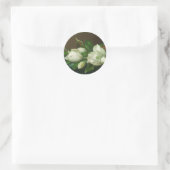 Martin Johnson Heade - Magnolias Ronde Sticker (Tas)