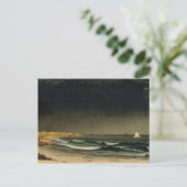 Martin Johnson Heade - naderend Storm Briefkaart (Staand voorkant)