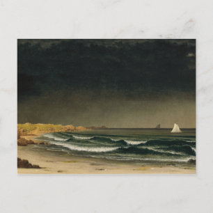 Martin Johnson Heade - naderend Storm Briefkaart