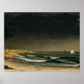 Martin Johnson Heade - naderend Storm Poster (Voorkant)