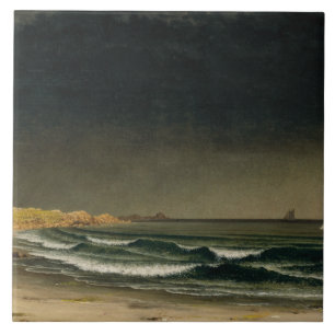 Martin Johnson Heade - naderend Storm Tegeltje