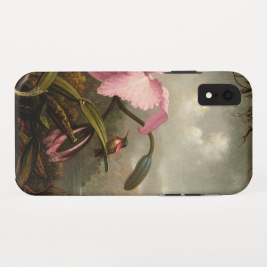 Martin Johnson Heade - Orchid en Hummingbird Case-Mate iPhone Case (Achterkant (horizontaal))