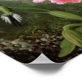 Martin Johnson Heade Orchid en Hummingbird Poster (Hoek)