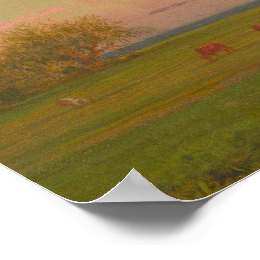 Martin Johnson Heade - Salt Marsh at Southport, Co Poster (Hoek)