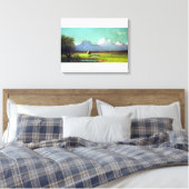 Martin Johnson Heade Sunlight Shadow Newbury Marsh Canvas Afdruk (Insitu (Slaapkamer))