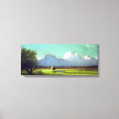 Martin Johnson Heade Sunlight Shadow Newbury Marsh Canvas Afdruk (Voorkant)