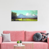 Martin Johnson Heade Sunlight Shadow Newbury Marsh Canvas Afdruk (Insitu (Woonkamer))