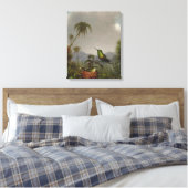 MARTIN JOHNSON HEADE - TWEE DOORNSTAARTEN - 1864-6 CANVAS AFDRUK (Insitu (Slaapkamer))