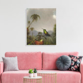 MARTIN JOHNSON HEADE - TWEE DOORNSTAARTEN - 1864-6 CANVAS AFDRUK (Insitu (Woonkamer))