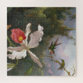 Martin Johnson Heade - Two Hummingbird Legpuzzel (Horizontaal)