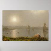 Martin Johnson Heade - York Harbour, kust van Main Poster (Voorkant)
