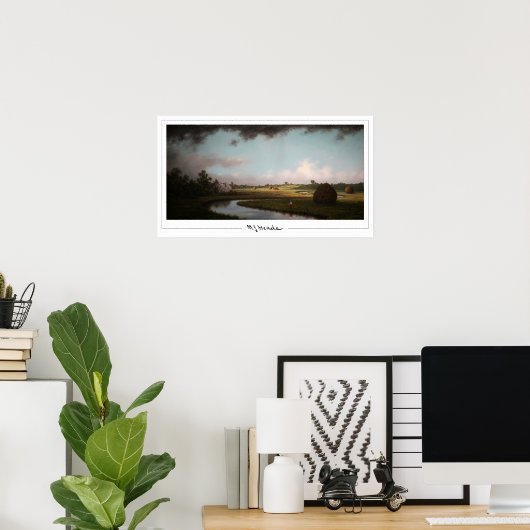 Martin Johnson Heade Zedign Art Poster #104 (Thuiskantoor)