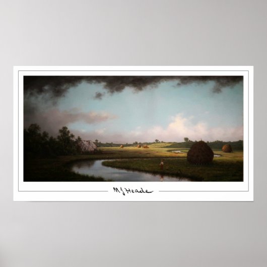 Martin Johnson Heade Zedign Art Poster #104 (Voorkant)