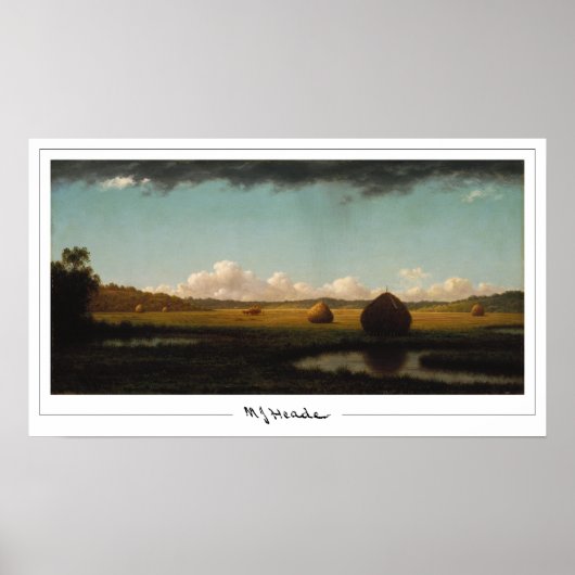 Martin Johnson Heade Zedign Art Poster #35 (Voorkant)