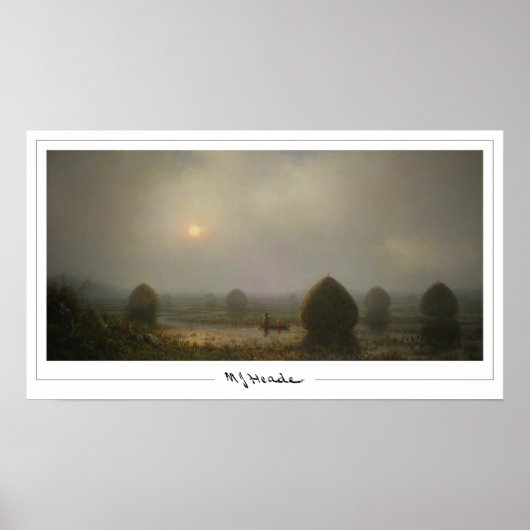 Martin Johnson Heade Zedign Art Poster #84 (Voorkant)