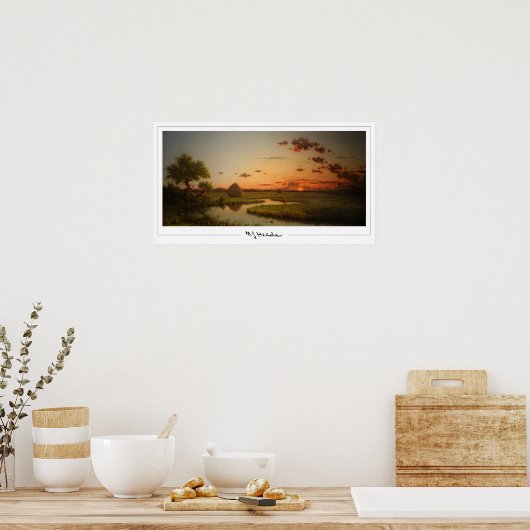 Martin Johnson Heade Zedign Art Poster #88 (Keuken)