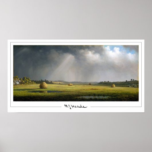 Martin Johnson Heade Zedign Art Poster #94 (Voorkant)