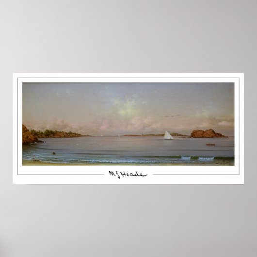 Martin Johnson Heade Zedign Kunstposter #207 Poster (Voorkant)