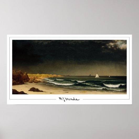 Martin Johnson Heade Zedign Kunstposter #20 Poster (Voorkant)