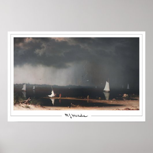 Martin Johnson Heade Zedign Kunstposter #260 Poster (Voorkant)