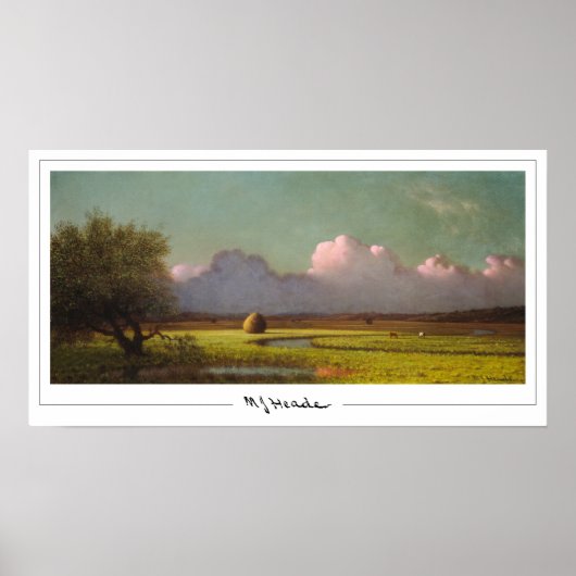 Martin Johnson Heade Zedign Kunstposter #31 Poster (Voorkant)