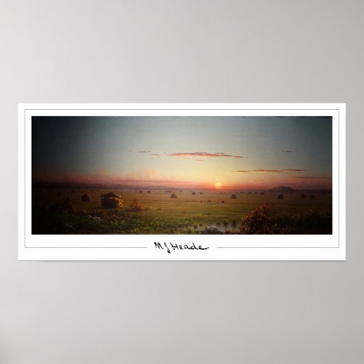 Martin Johnson Heade Zedign Kunstposter #77 Poster (Voorkant)