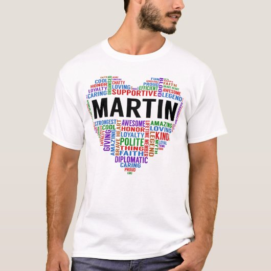 MARTIN Legend Heart T-shirt (Voorkant)