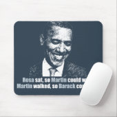 Martin liep zo dat Barack kon rennen. Muismat (Met muis)