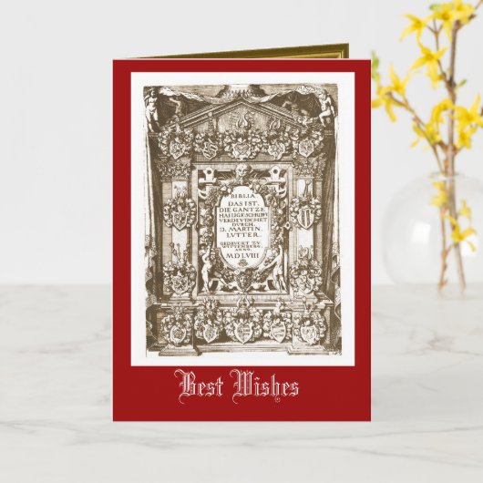 Martin Luther, 1558 Kaart (Gele Bloem)